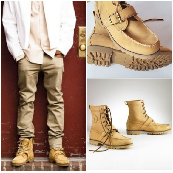 Polo Ralph Lauren Ranger Boots In Wheat 
